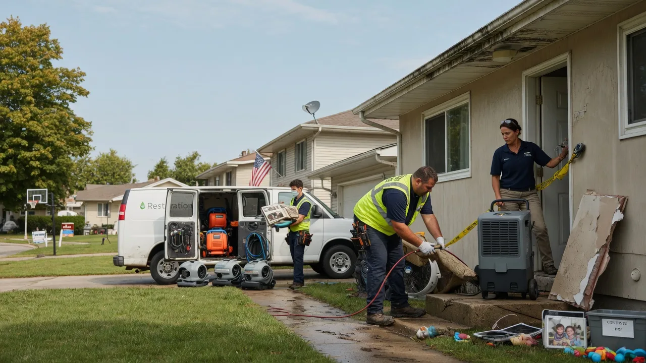 Water Damage Restoration in La Place, IL near me